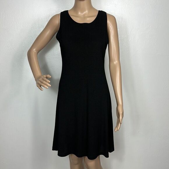 Ronni Nicole Black Sleeveless A-line Knee Length Dress Size 6 - Picture 1 of 8